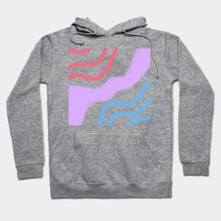 Colorful watercolor abstract texture art Hoodie